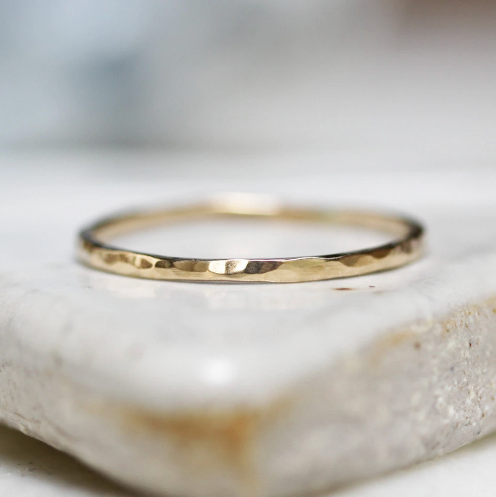 14K Gold Stacker Ring